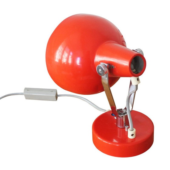 Image 1 of Lampada da parete rossa industriale vintage, anni '60