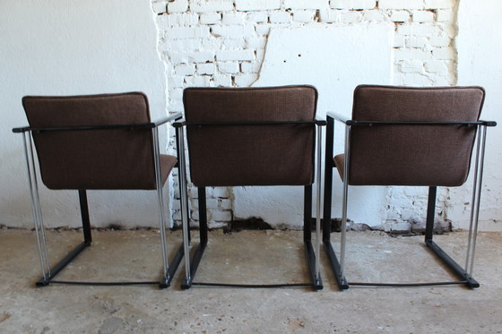 Image 1 of 3x Vintage cube chair