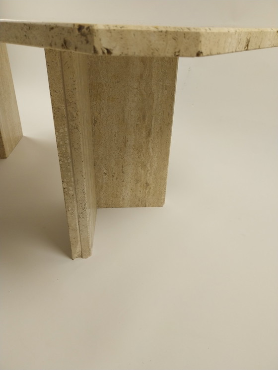 Image 1 of Italian Travertine Coffee Table, 1970s