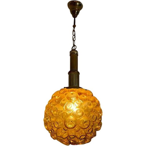 Vintage globe Helena Tynell pendant lamp, 1960s