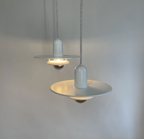 Image 1 of 2X Fog & Mørup Pendant Lamp Optima By Hans Due