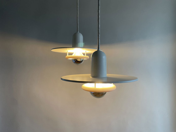 Image 1 of 2X Fog & Mørup Pendant Lamp Optima By Hans Due