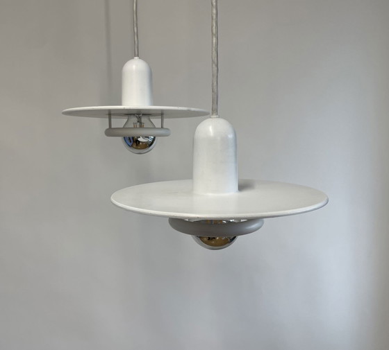 Image 1 of 2X Fog & Mørup Pendant Lamp Optima By Hans Due