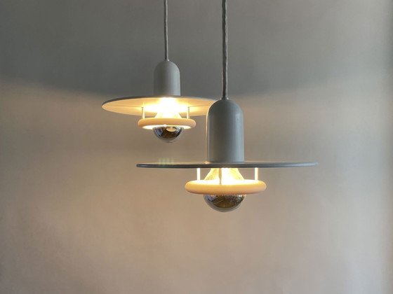 Image 1 of 2X Fog & Mørup Pendant Lamp Optima By Hans Due