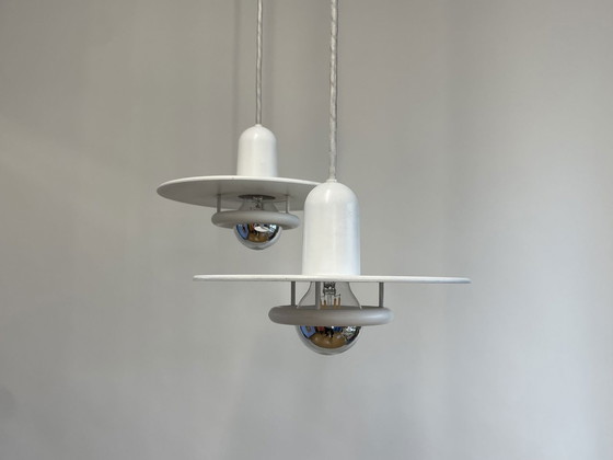 Image 1 of 2X Fog & Mørup Pendant Lamp Optima By Hans Due