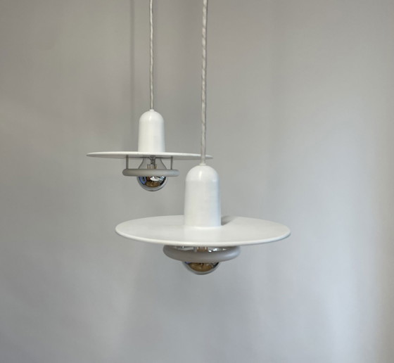 Image 1 of 2X Fog & Mørup Pendant Lamp Optima By Hans Due