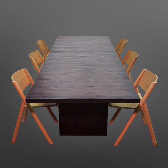 Image 1 of Wabi Sabi Bamboo Dining Table