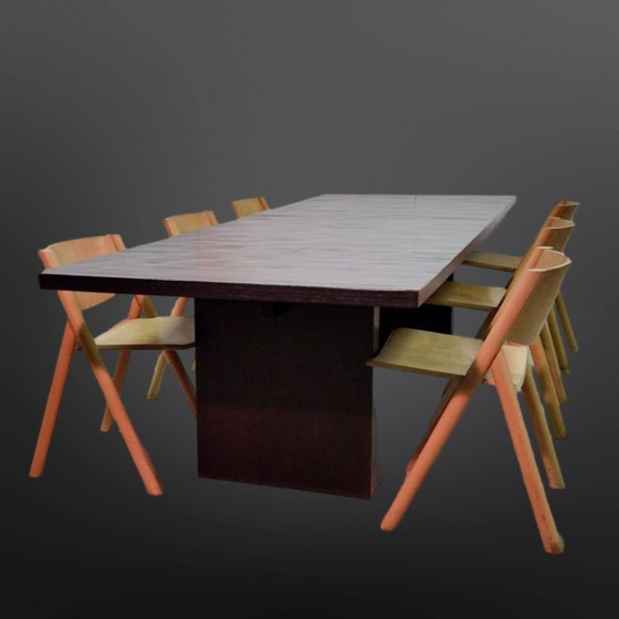 Image 1 of Wabi Sabi Bamboo Dining Table