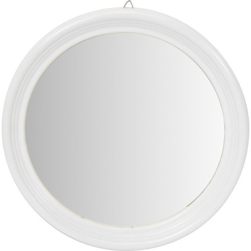 Specchio vintage con cornice in plastica, Cecoslovacchia anni '60