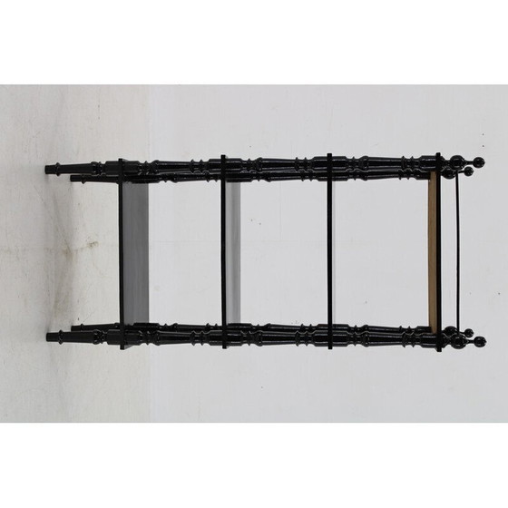 Image 1 of Vintage wooden bookcase, Czechoslovakia 1950s