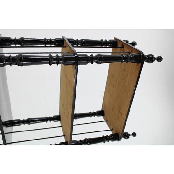 Image 1 of Vintage wooden bookcase, Czechoslovakia 1950s