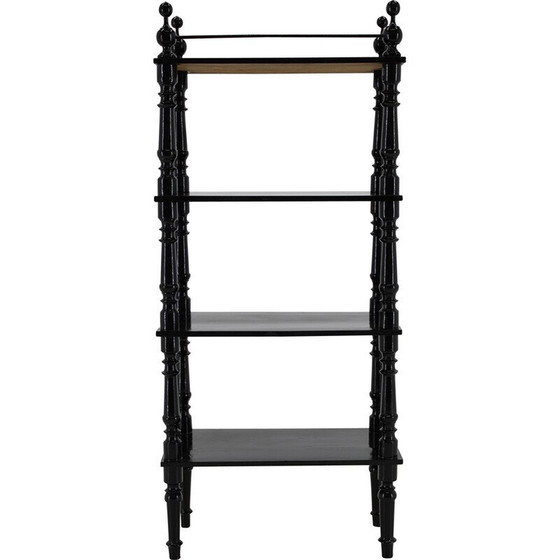 Image 1 of Vintage wooden bookcase, Czechoslovakia 1950s