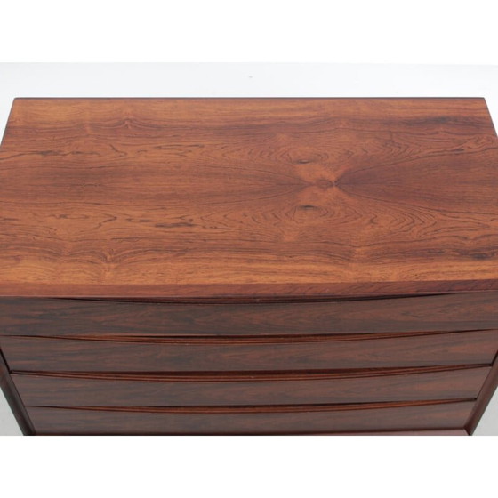 Image 1 of Vintage Scandinavian chest of drawers in Rio rosewood and steel by Arne Vodder