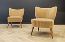 Two Mid Century Cocktail Chairs | Vintage - set of 2 chairs