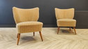 Two Mid Century Cocktail Chairs | Vintage - set of 2 chairs