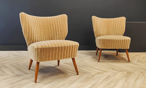 Deux chaises de cocktail Mid Century | Vintage - set 2 chaises
