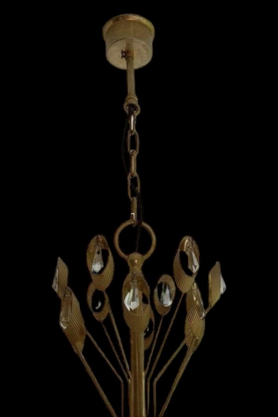 Image 1 of Palwa Palme & Walter Germany Chandelier