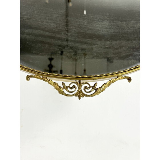 Image 1 of Specchio vintage in ottone, Italia 1950