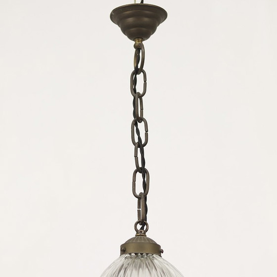 Image 1 of Lampada a sospensione antica Holophane