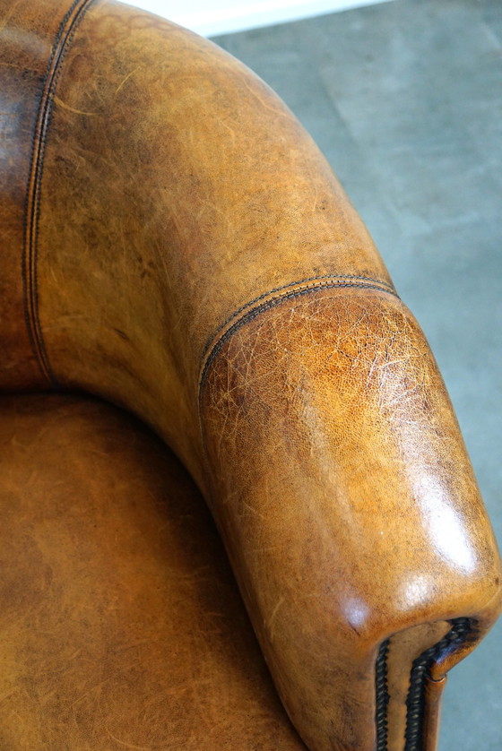 Image 1 of Sheep leather club chair