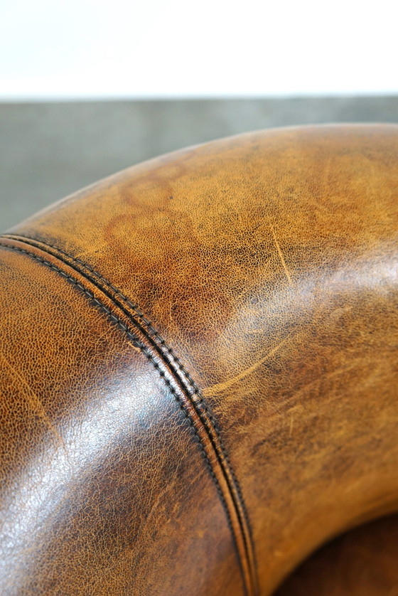 Image 1 of Sheep leather club chair