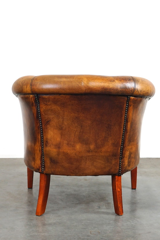 Image 1 of Sheep leather club chair