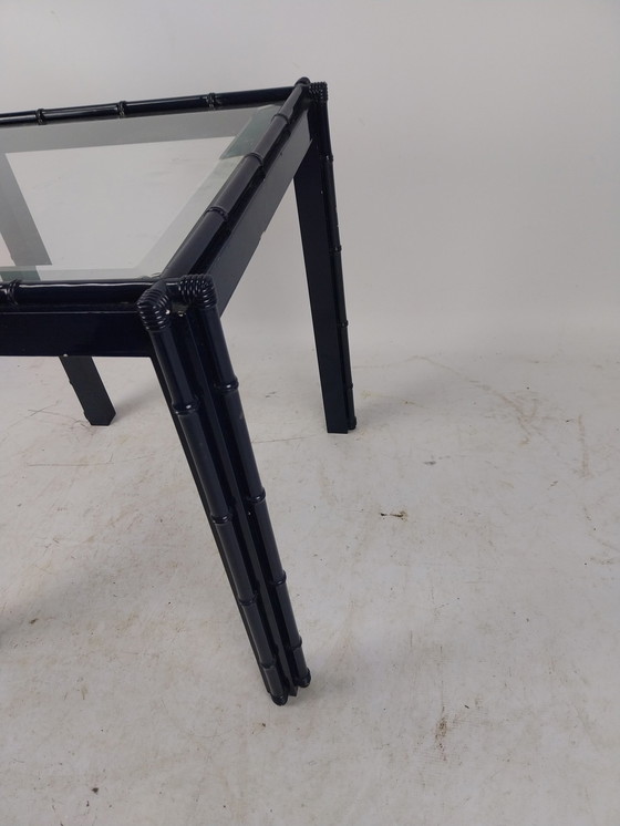 Image 1 of 1x table basse en faux bambou Gazebo de Giorgetti