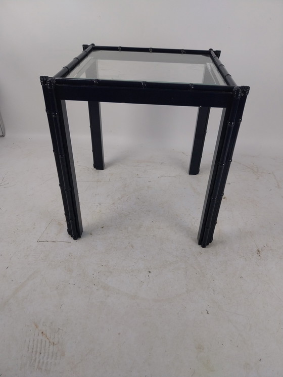 Image 1 of 1x table basse en faux bambou Gazebo de Giorgetti