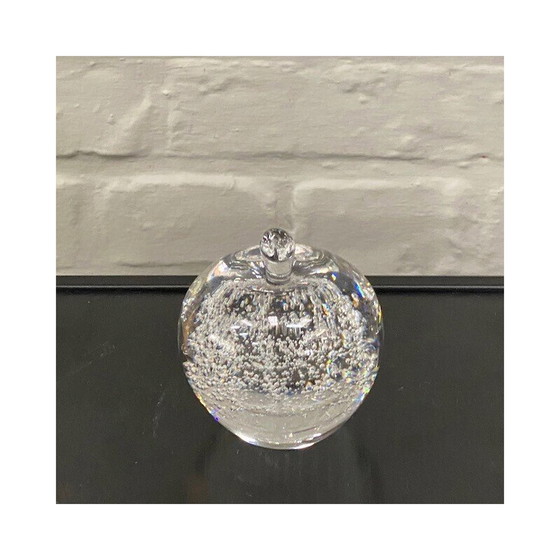 Image 1 of Pair of vintage apple-shaped paperweights for Royal Leerdam