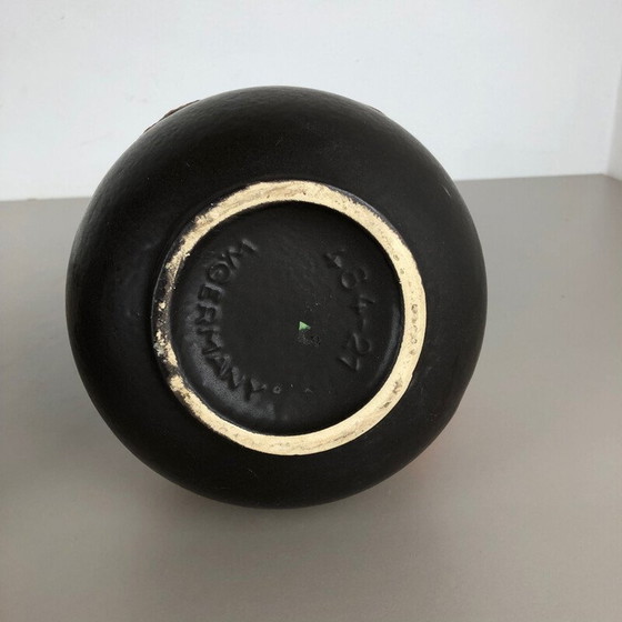 Image 1 of Pair of vintage lava ceramic vases by Scheurich, Germany 1970