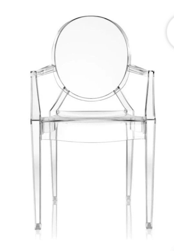 Image 1 of 4x Kartell Ghost Dining Chairs