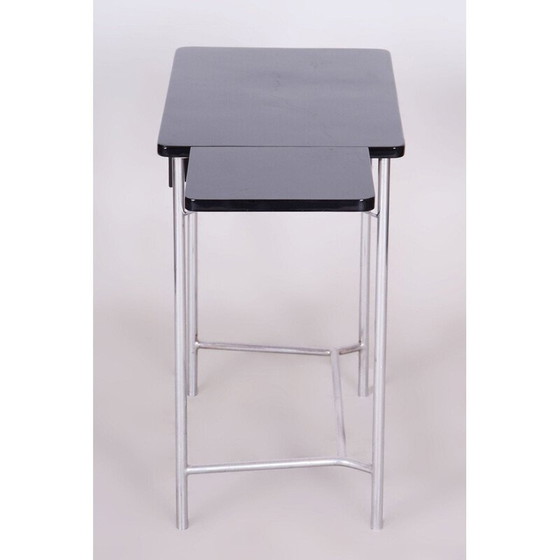 Image 1 of Tavolo dissociativo vintage Bauhaus cromato di Mücke-Melder, Cecoslovacchia 1930