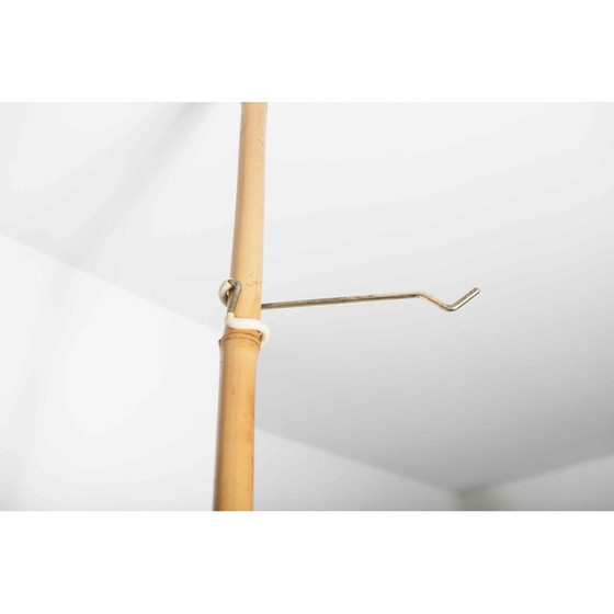 Image 1 of Atypical bamboo and brass indoor revolving plant door, Suise 1960