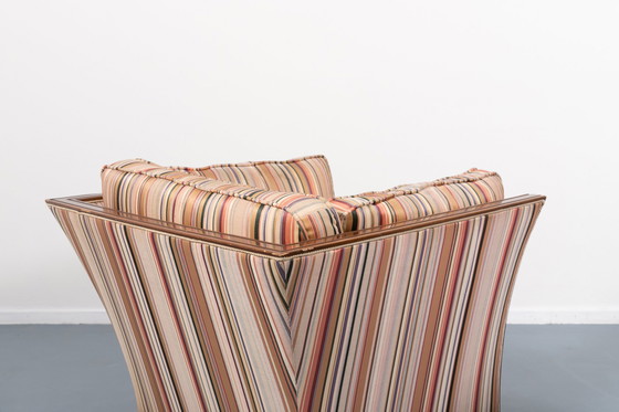 Image 1 of Pair of Italian design lounge chairs from 1980’s