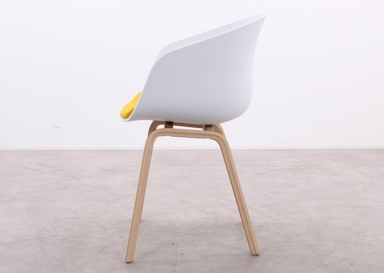 Image 1 of 2X Hay aac 22 Chair White/Yellow