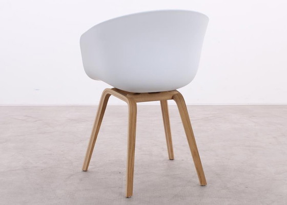 Image 1 of 2X Hay aac 22 Chair White/Yellow