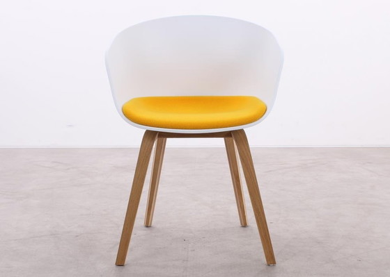 Image 1 of 2X Hay aac 22 Chair White/Yellow