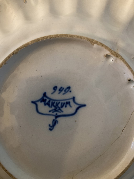 Image 1 of Delft Blue Plate Diameter 20 cm Makkum 949