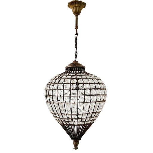 Lustre ballon Mid Century de style Empire