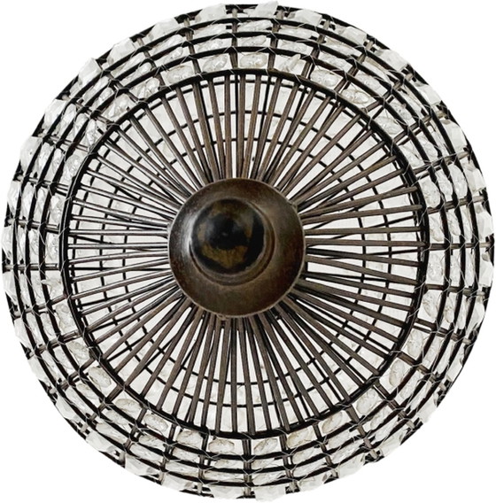 Image 1 of Mid - Century French hot air balloon chandelier Empire style