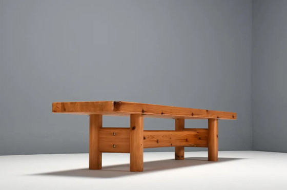 Image 1 of Pine Wood Bench/Console Table