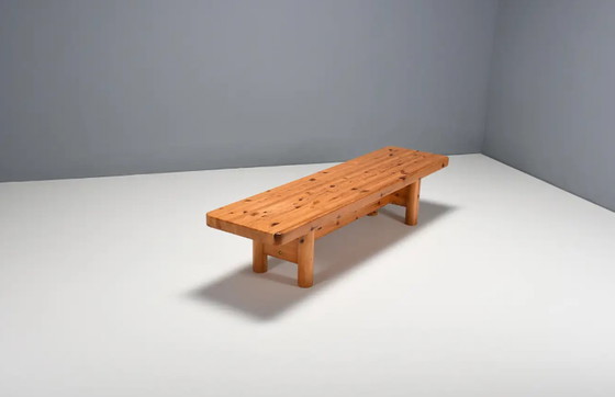 Image 1 of Banc/table console en pin