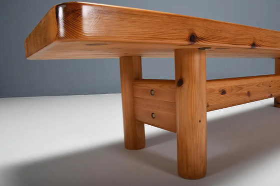 Image 1 of Pine Wood Bench/Console Table