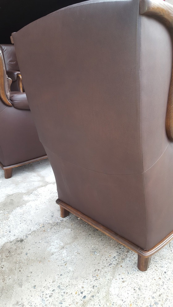 Image 1 of Vintage Leather Seniors Sofa