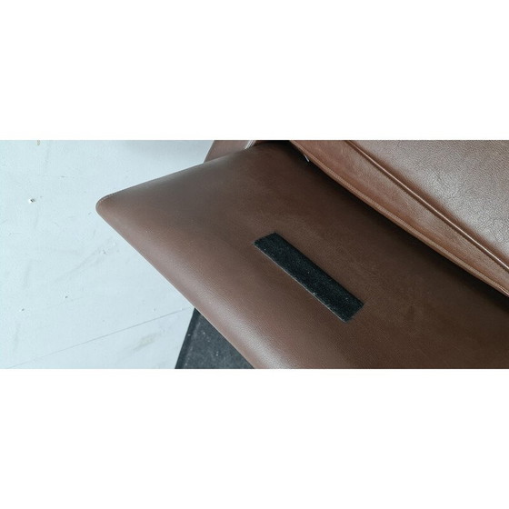 Image 1 of Vintage 800 series armchair in metal and leather for Wilkhahn