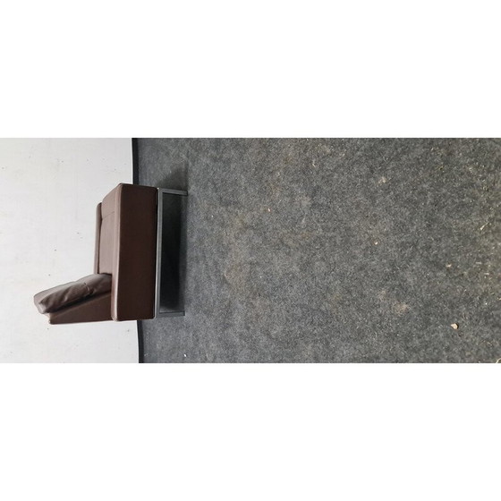 Image 1 of Vintage 800 series armchair in metal and leather for Wilkhahn