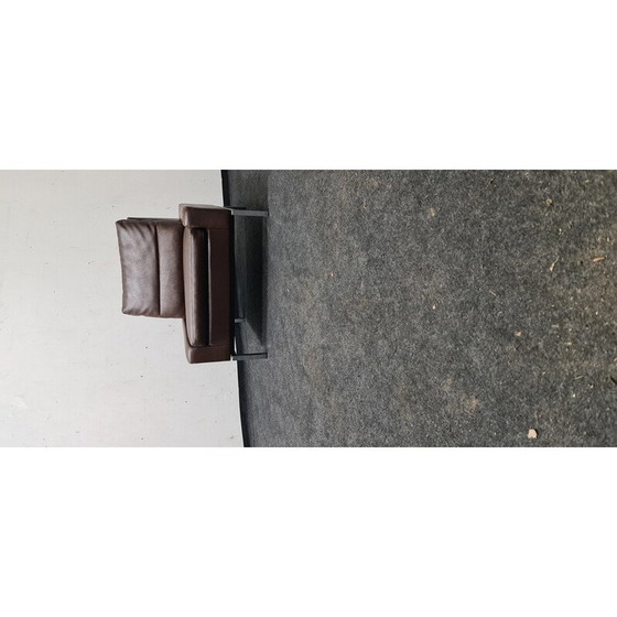 Image 1 of Vintage 800 series armchair in metal and leather for Wilkhahn