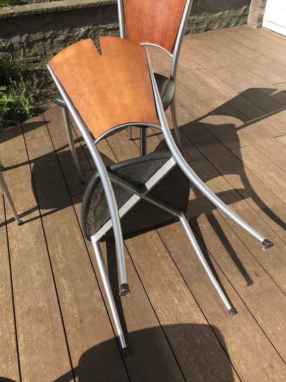 Image 1 of 6x Chaises de salle à manger vintage