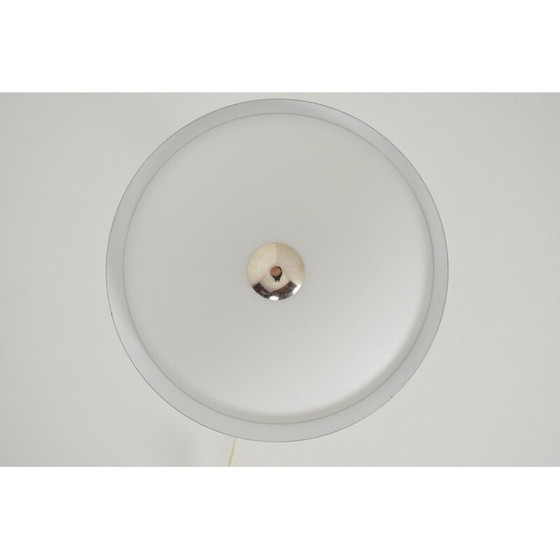 Image 1 of Vintage glass and metal pendant lamp UFO by Napako, Czechoslovakia 1970