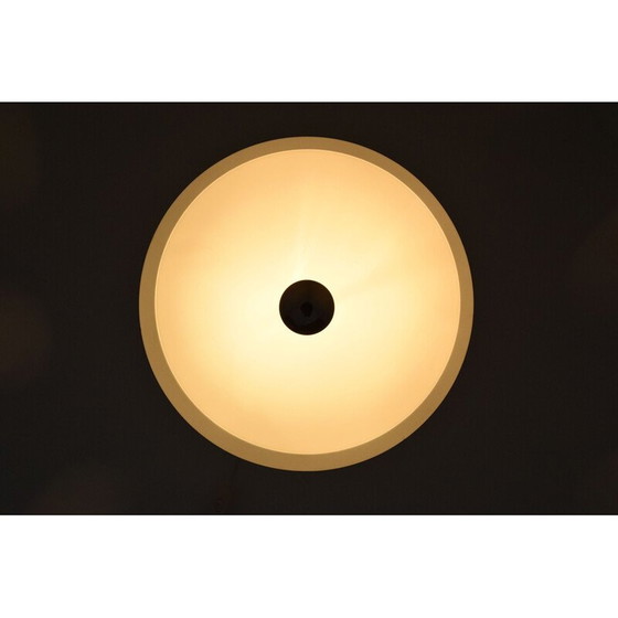 Image 1 of Vintage glass and metal pendant lamp UFO by Napako, Czechoslovakia 1970